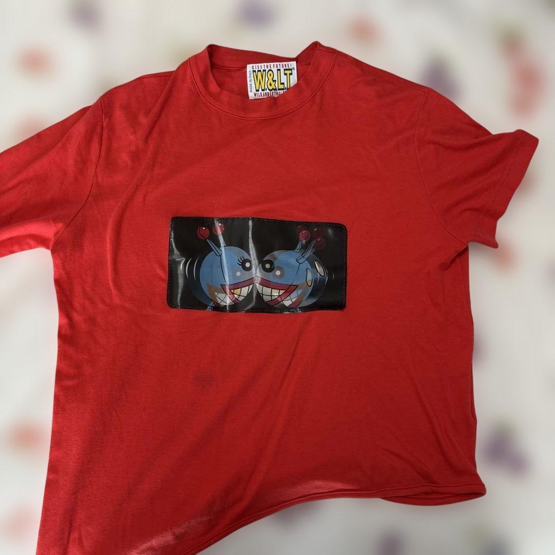 W&LT パクパクくん Tシャツ レッド