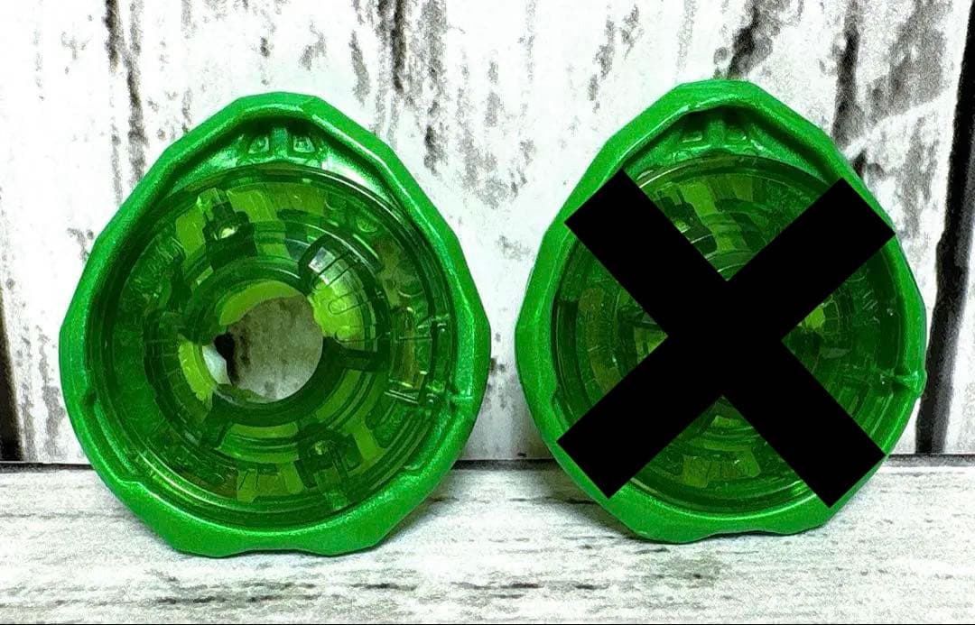 ベイブレードX ウィザードロッド1-60R 緑　2個セットA1-A1 A1-A3