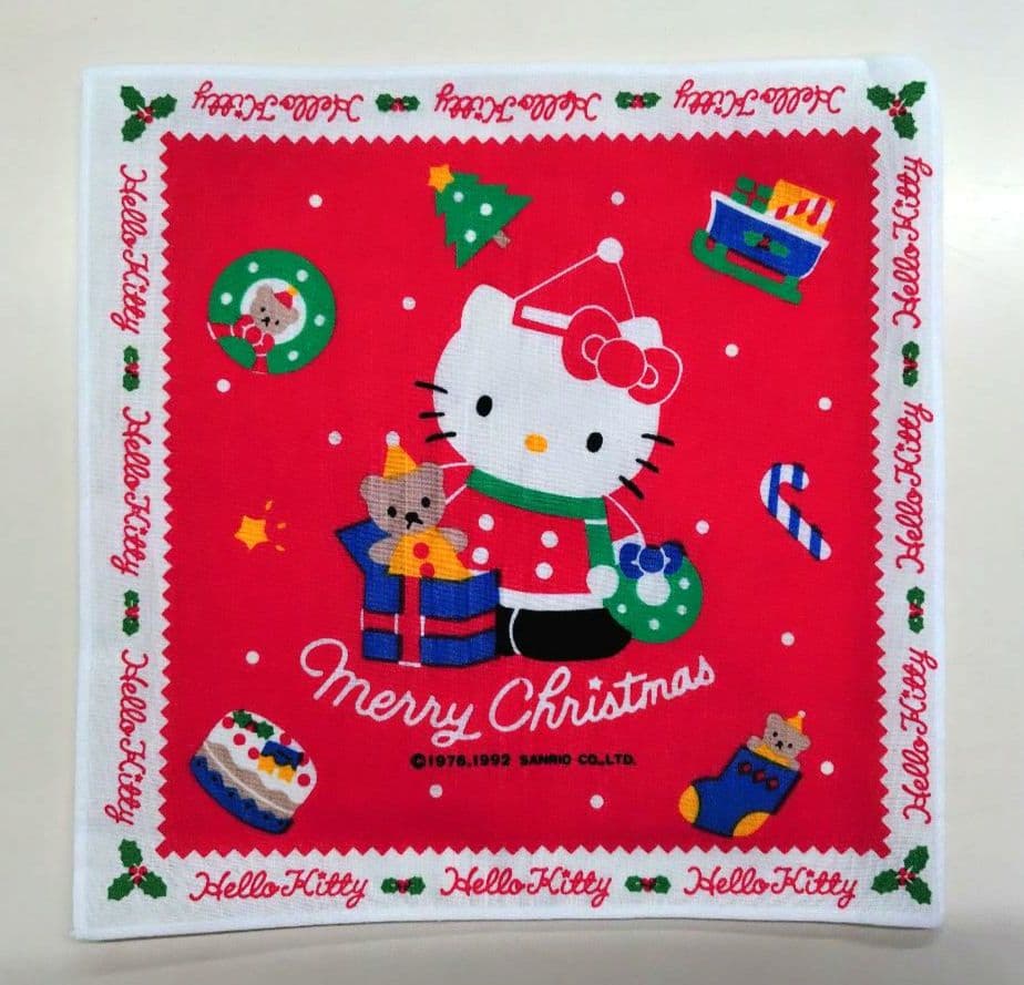 ハローキティ クリスマスハンカチ 20枚 ’92年 平成レトロ サンリオ
