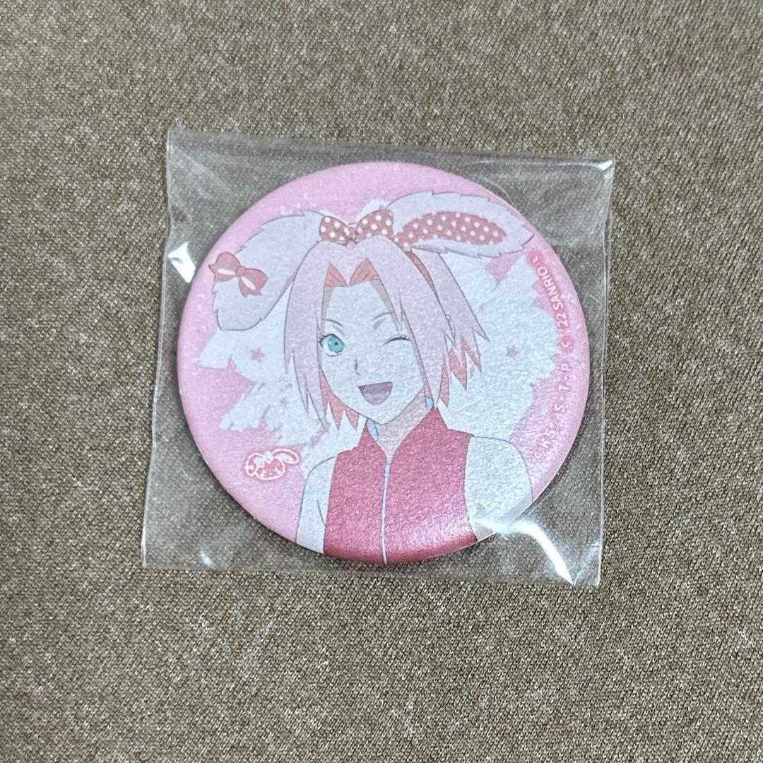 NARUTO疾風伝 春野サクラ 缶バッジ サンリオ