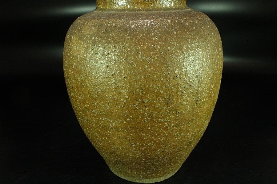 古い 信楽 茶壷 六古窯(K-XA846)