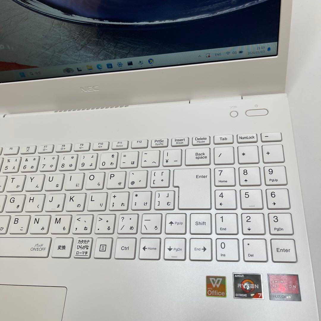 Windowsノート本体 #728 NEC LAVIE N156C/A Ryzen 7 8GB 256G