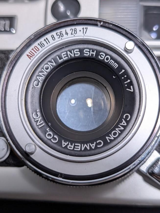 【露出計動作品】 Canon demi EE17 ハーフフィルムカメラ