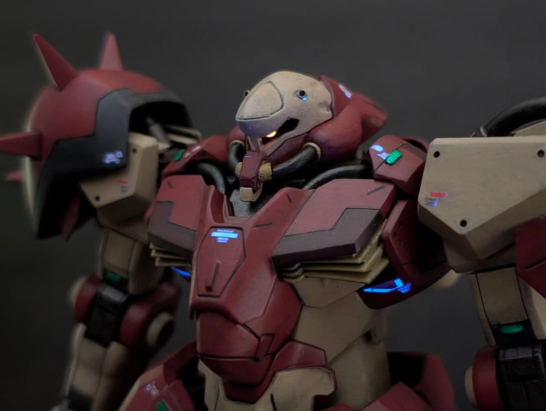 HG メッサーF02型 全塗装 改修 完成品 閃光のハサウェイ ガンプラ