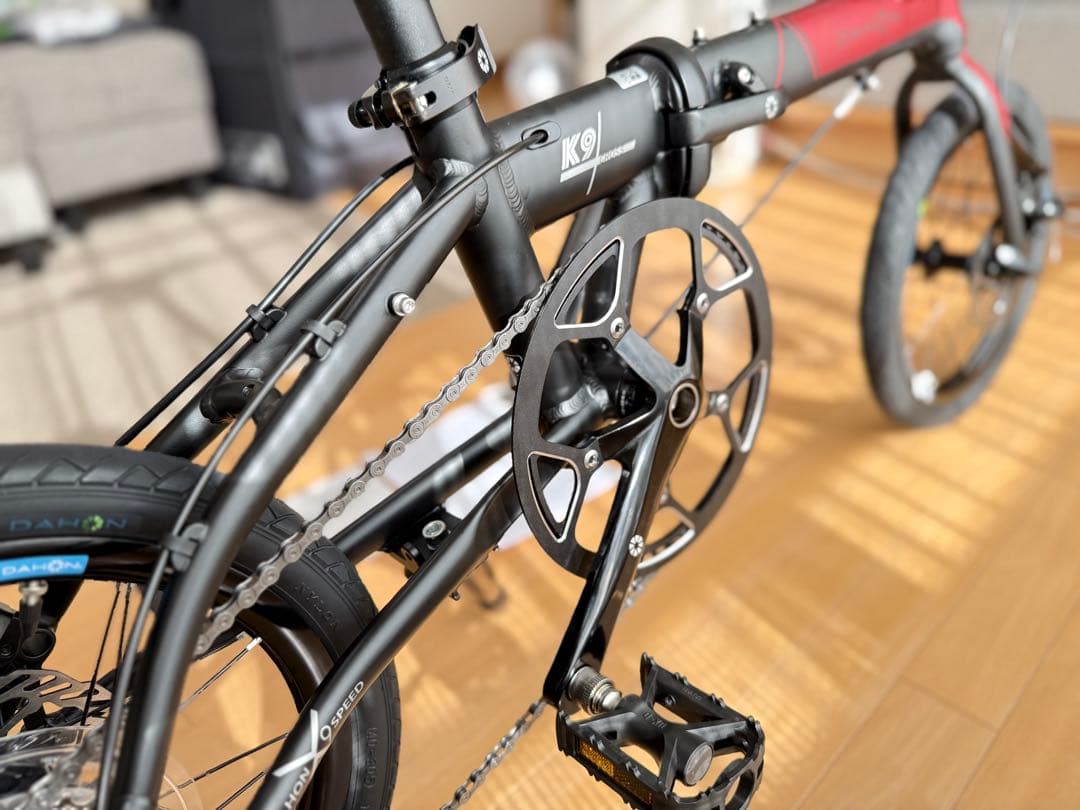 ⭐️希少レッド 新品未使用✨DAHON K9X レッド 16インチ 輪行袋付