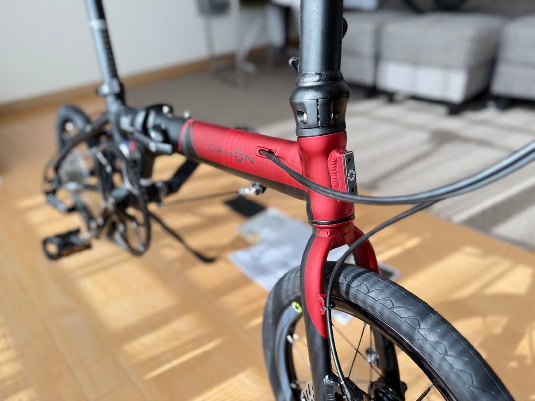 ⭐️希少レッド 新品未使用✨DAHON K9X レッド 16インチ 輪行袋付