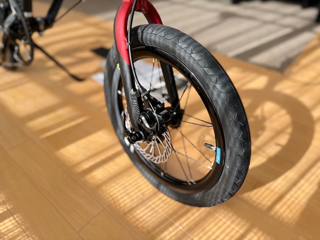 ⭐️希少レッド 新品未使用✨DAHON K9X レッド 16インチ 輪行袋付