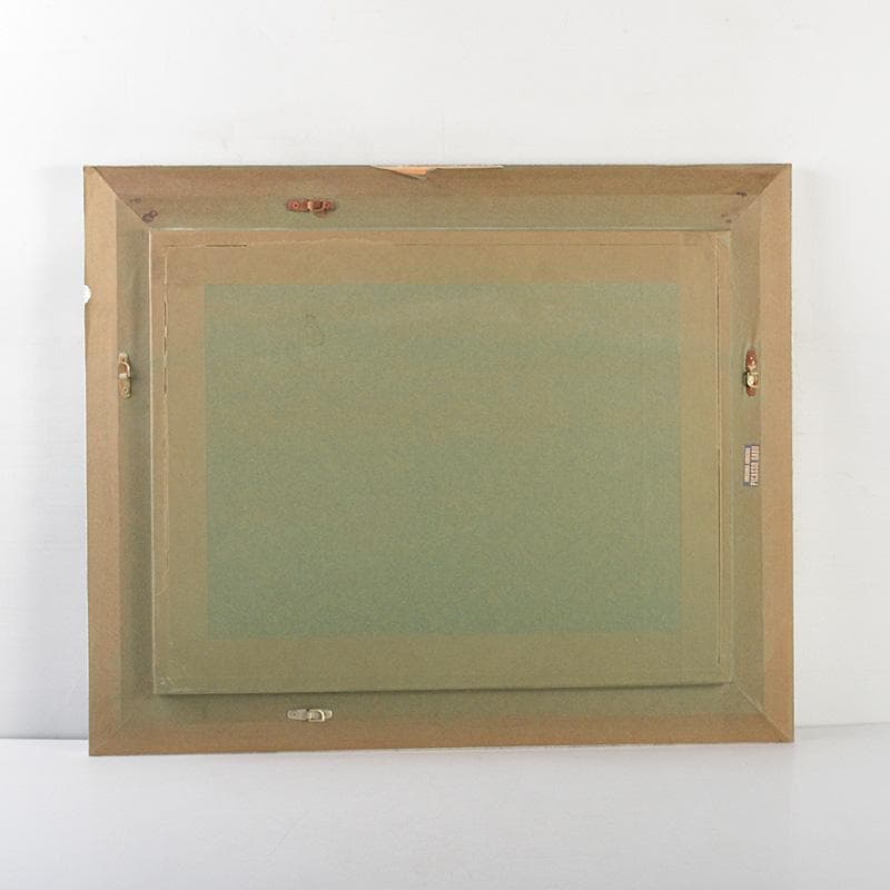 田谷行平　油彩　F4号　「道化」　ピカソ画房　額装　V　R6814F