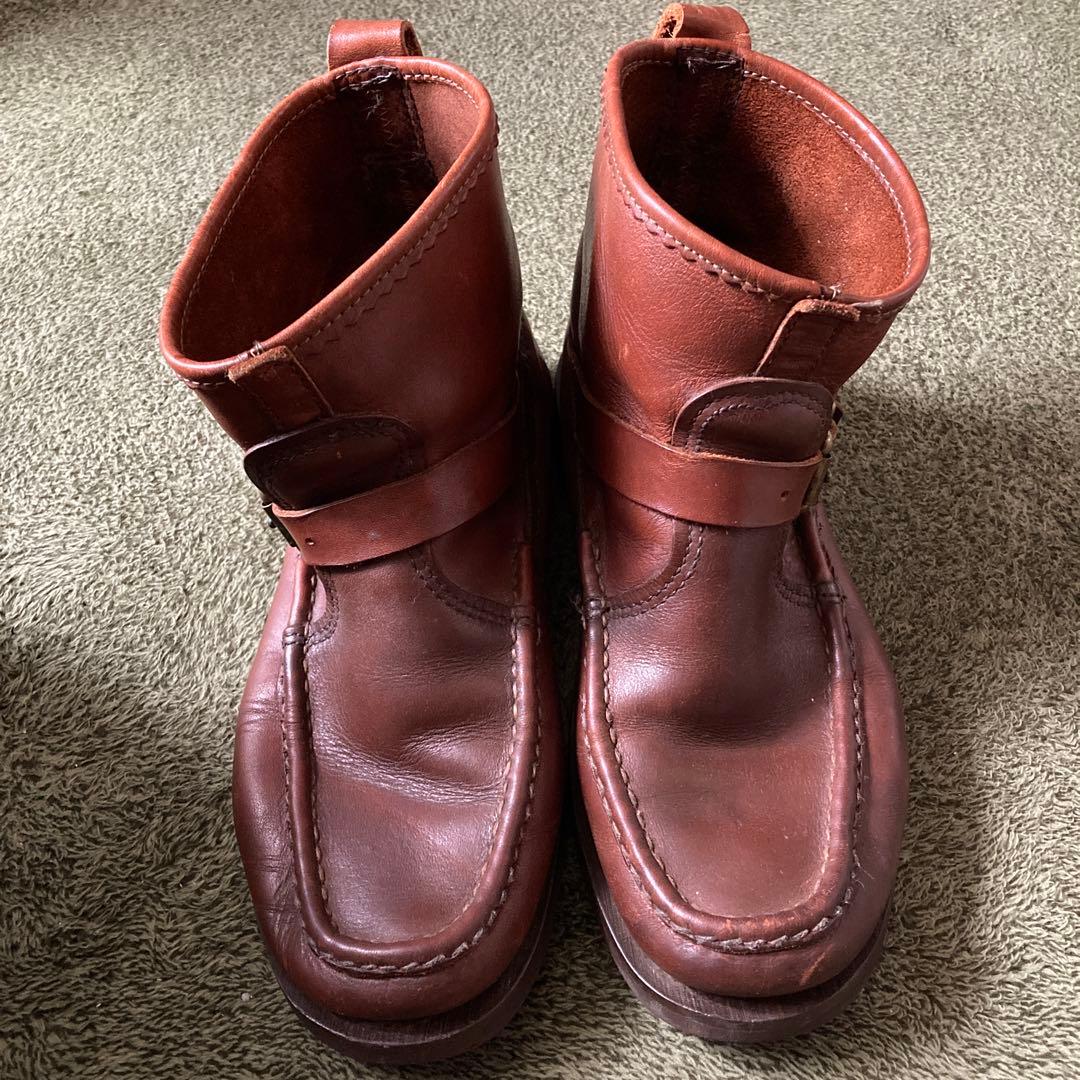 Russell Moccasin ノックアバウト ブーツ 7 1/2バックル付き