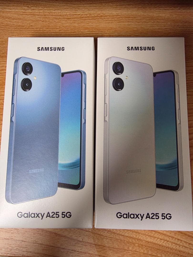 Samsung Galaxy A25 5G 64GB ブルー、ホワイト【内1台】