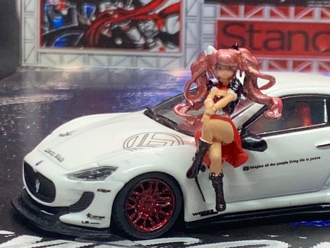 1/64 LBWK マセラティグランツーリスモ　ホワイトラスト1台