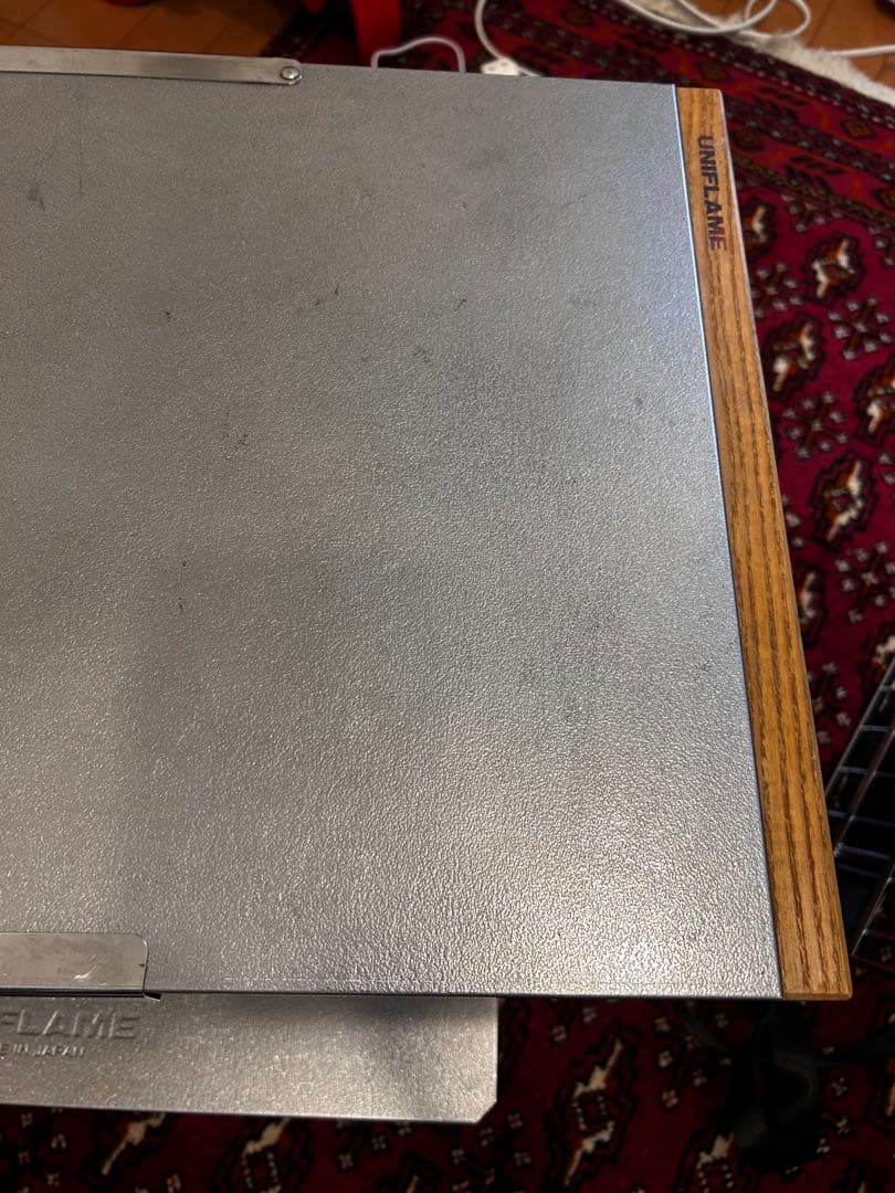 ユニフレーム　焚き火テーブル＋レッグラッグ　おまけ(コールマンチェア)