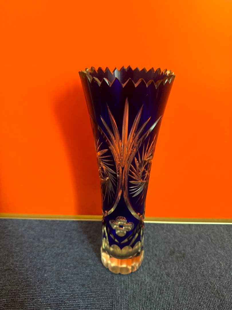 1864  切子 花瓶 フラワーベース