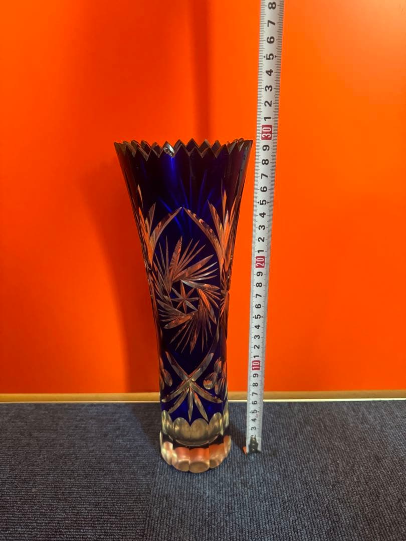 1864  切子 花瓶 フラワーベース