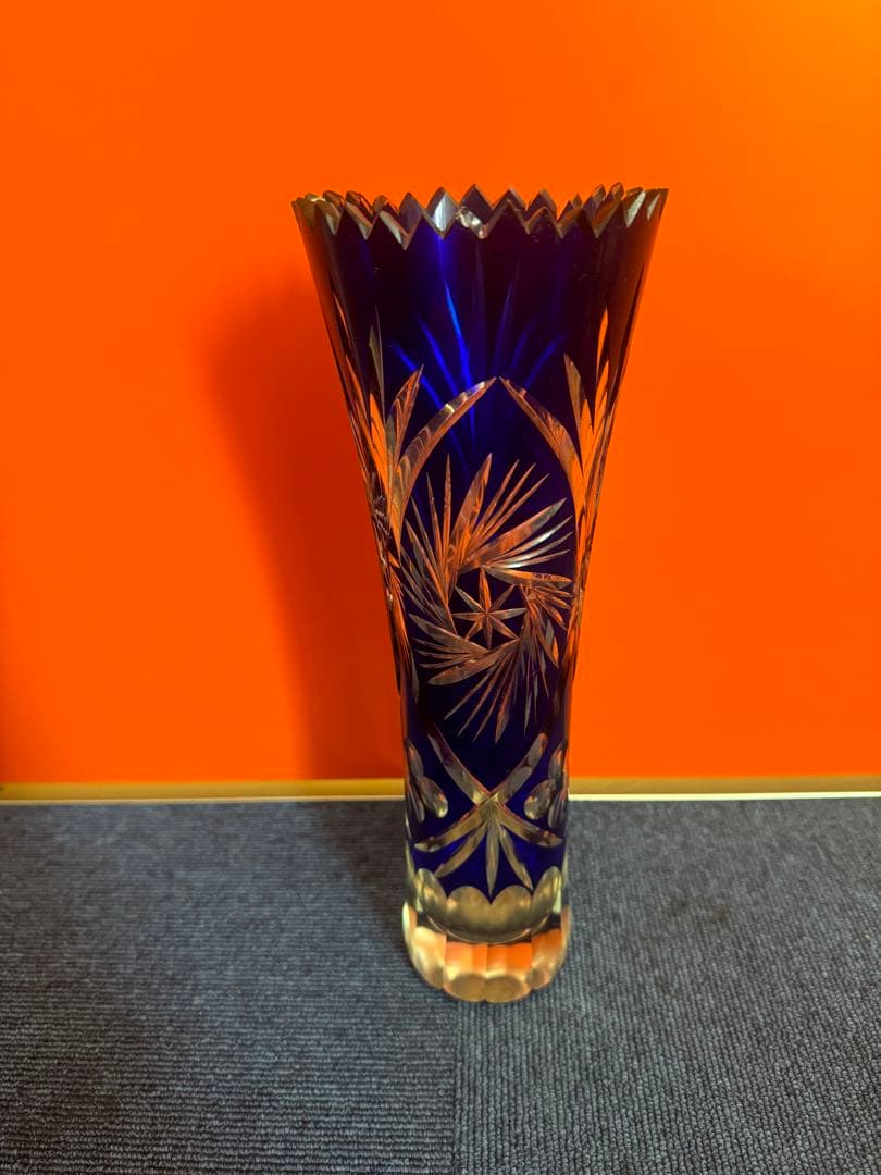 1864  切子 花瓶 フラワーベース