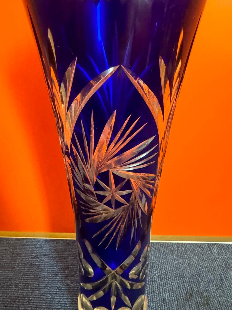 1864  切子 花瓶 フラワーベース