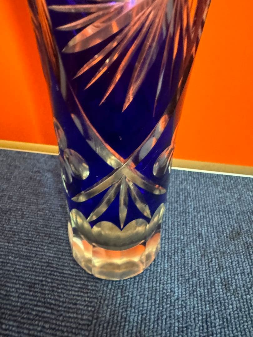 1864  切子 花瓶 フラワーベース