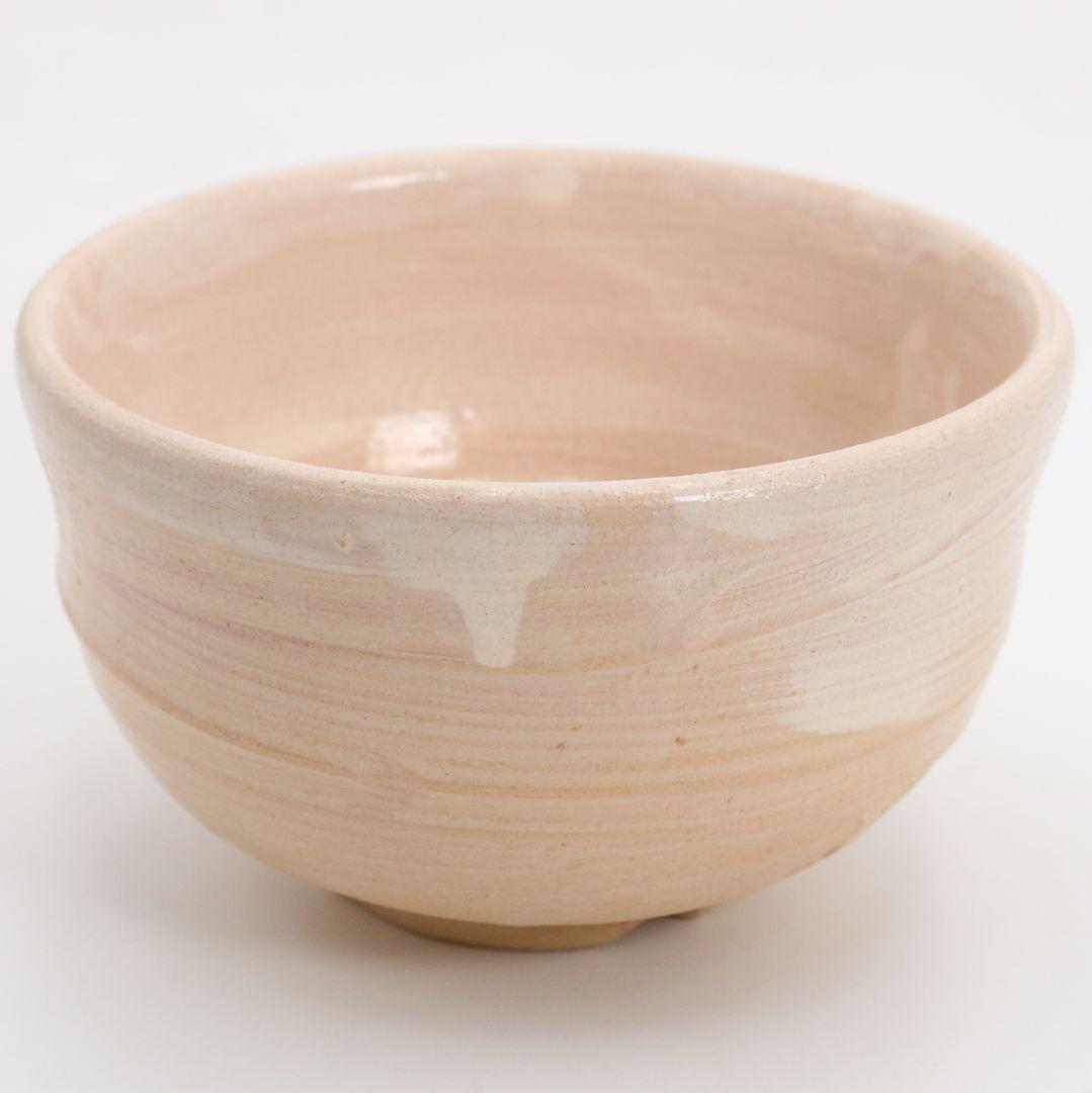 十代休雪 三輪休和作 萩焼 茶碗 茶道具 共箱　M965