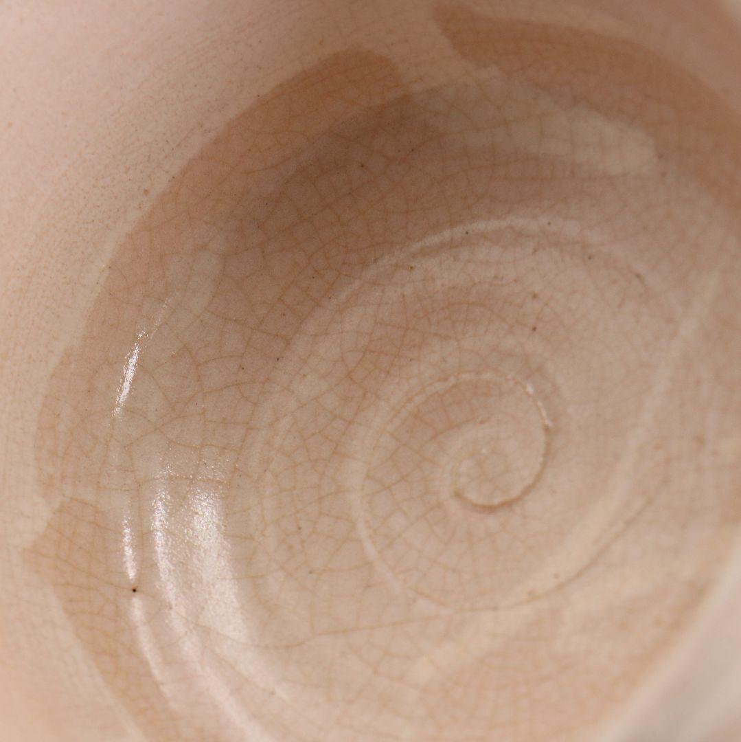 十代休雪 三輪休和作 萩焼 茶碗 茶道具 共箱　M965