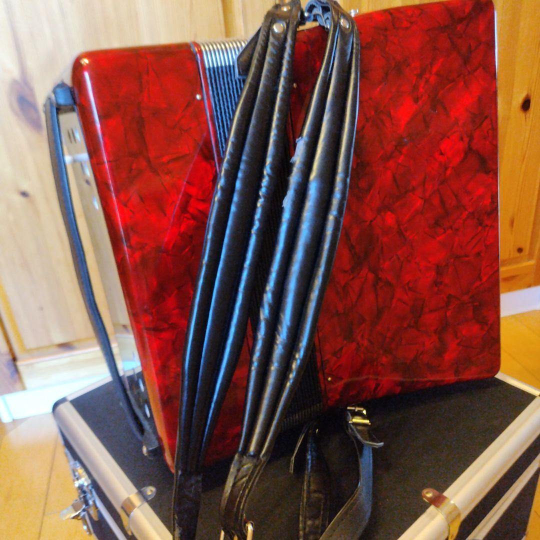 キョーリツ アコーディオン ACD-500/RD ハードケース付き　鍵盤