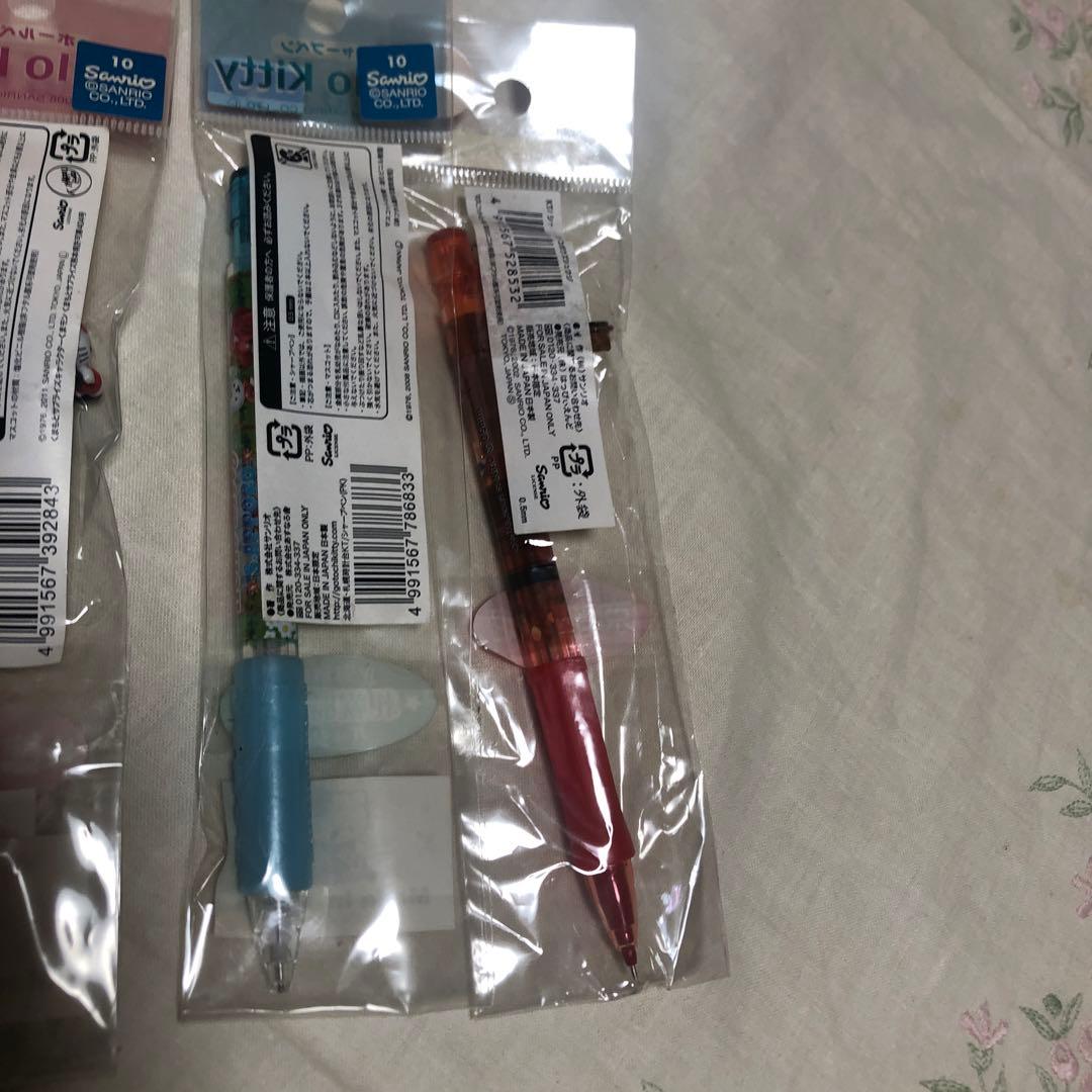ハローキティ　未使用　ご当地　ボールペン　シャーペン　５本セット　平成　お土産
