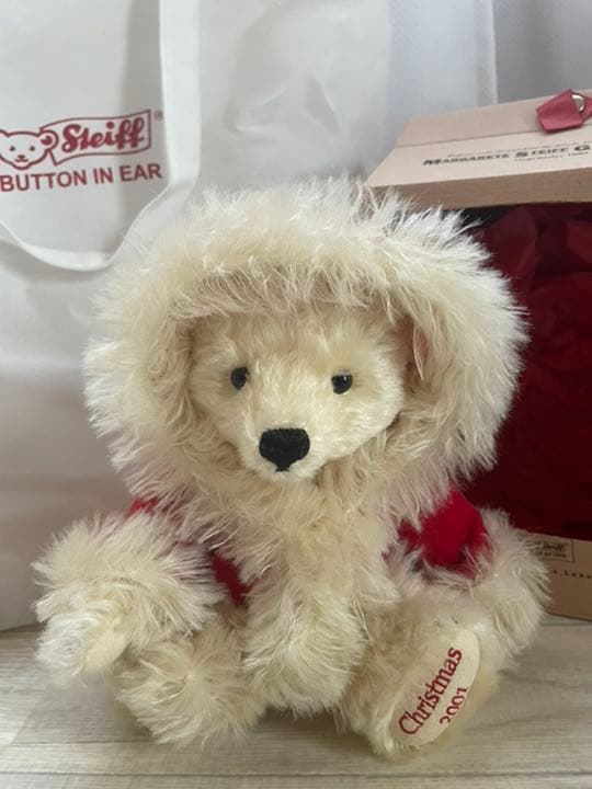 シュタイフ 銀座　Steiff 2001年 クリスマス限定 テディベア