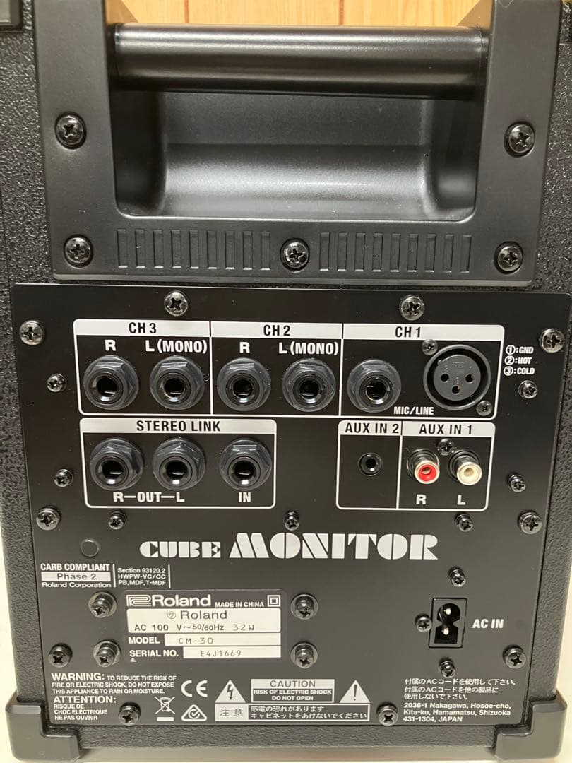 E03 Roland ローランド CUBE CM-30 モニタースピーカー