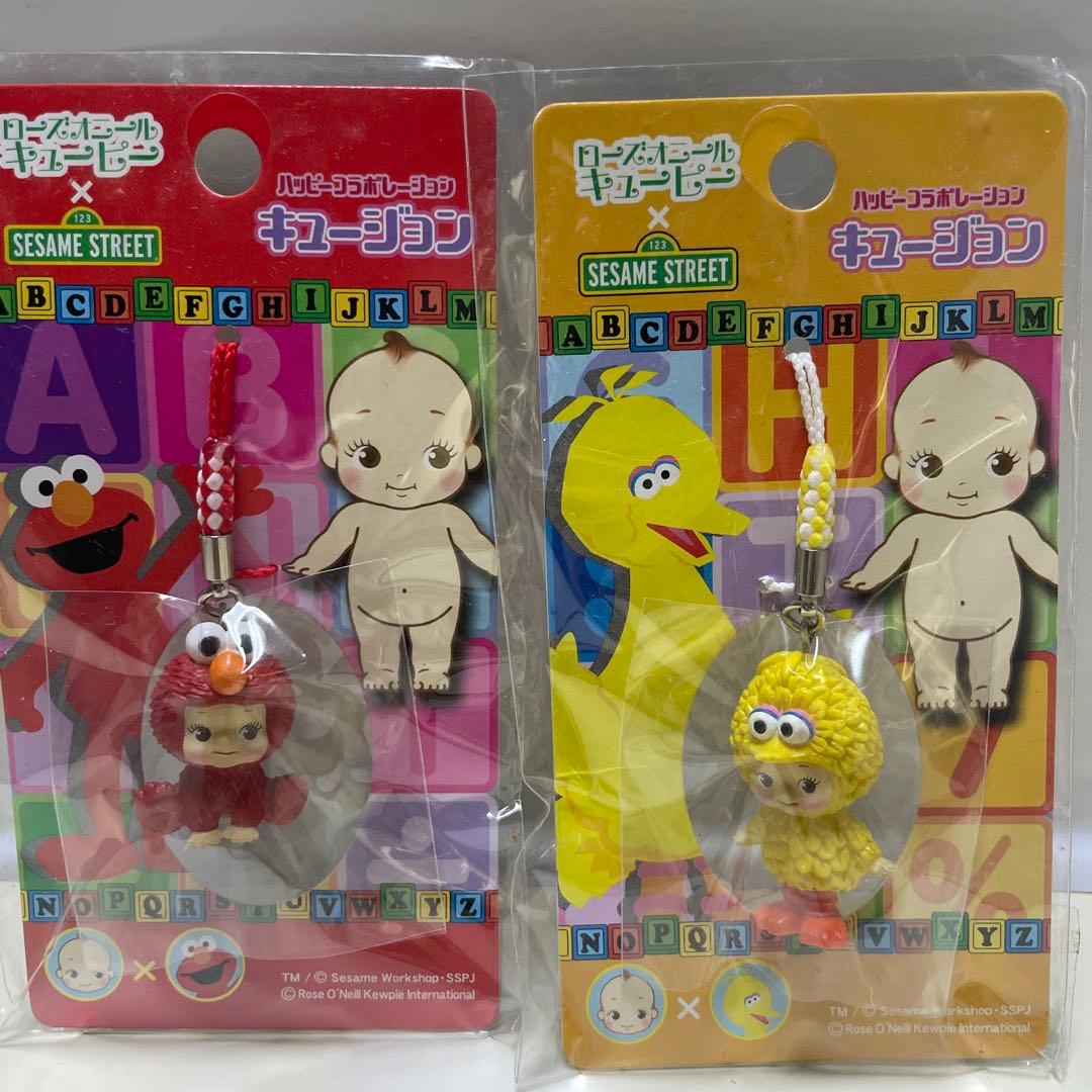 キュージョン　キューピーコラボセサミストリート　エルモ　ビッグバード　希少