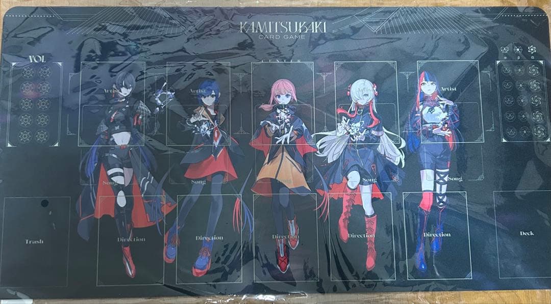 神椿TCG 【カードゲームプレイマット V.W.P 花魁鳥ver.】花譜 理芽