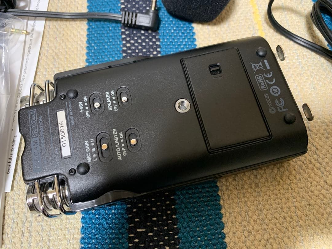 TASCAM タスカム DR-100MKII リニア ＰＣＭ レコーダー
