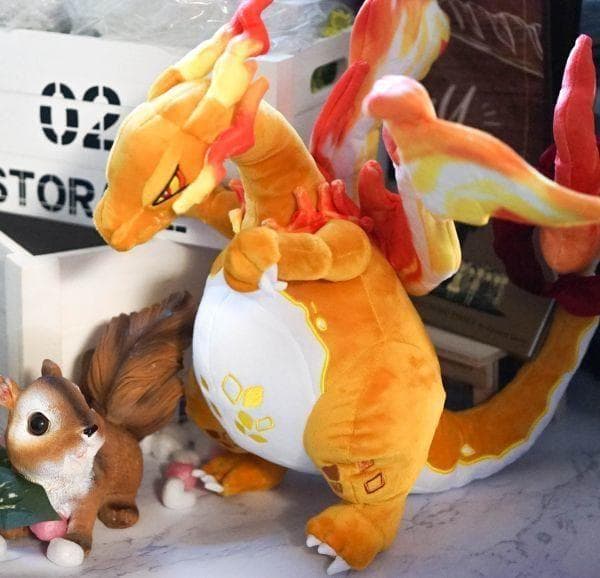 リザードン　ぬいぐるみ　キョダイマックス　特大　38㎝　リボン袋付【残３】