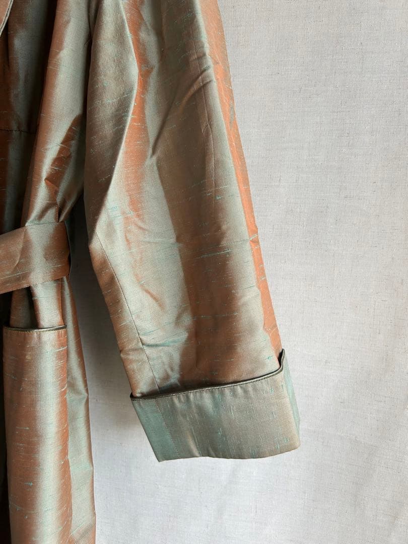 【新品】NAGARA for JIMTHOMPSON タイシルク　ガウンコート