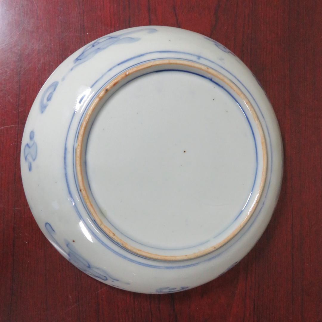 古伊万里 皿 中皿 色絵付け 金彩 江戸 明治 3枚