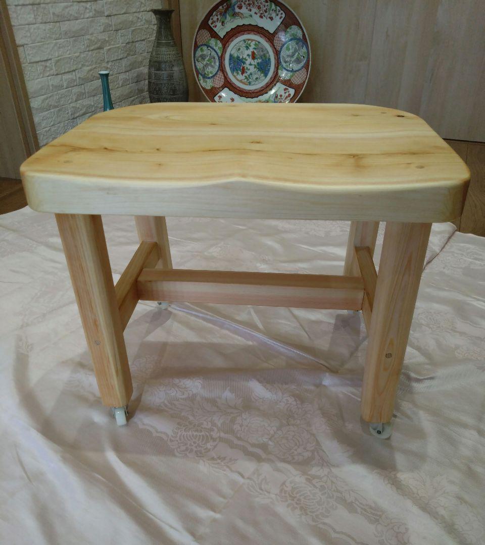 杉板のテーブル・檜の椅子セット　ねこさんになります❕