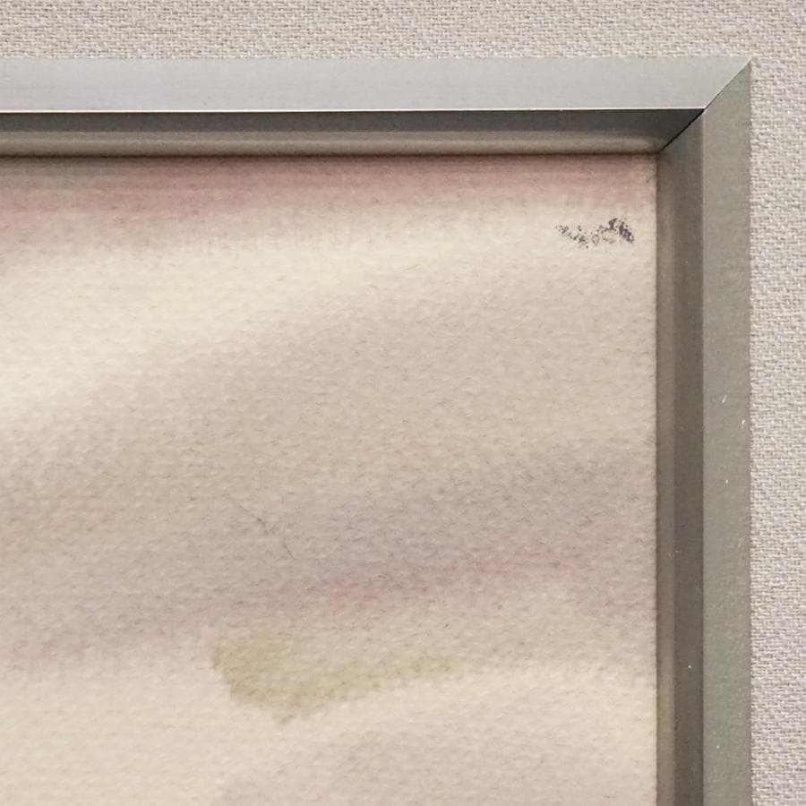 作者不詳 日本画 水彩画 風景画 絵画 肉筆 額装 美術品
