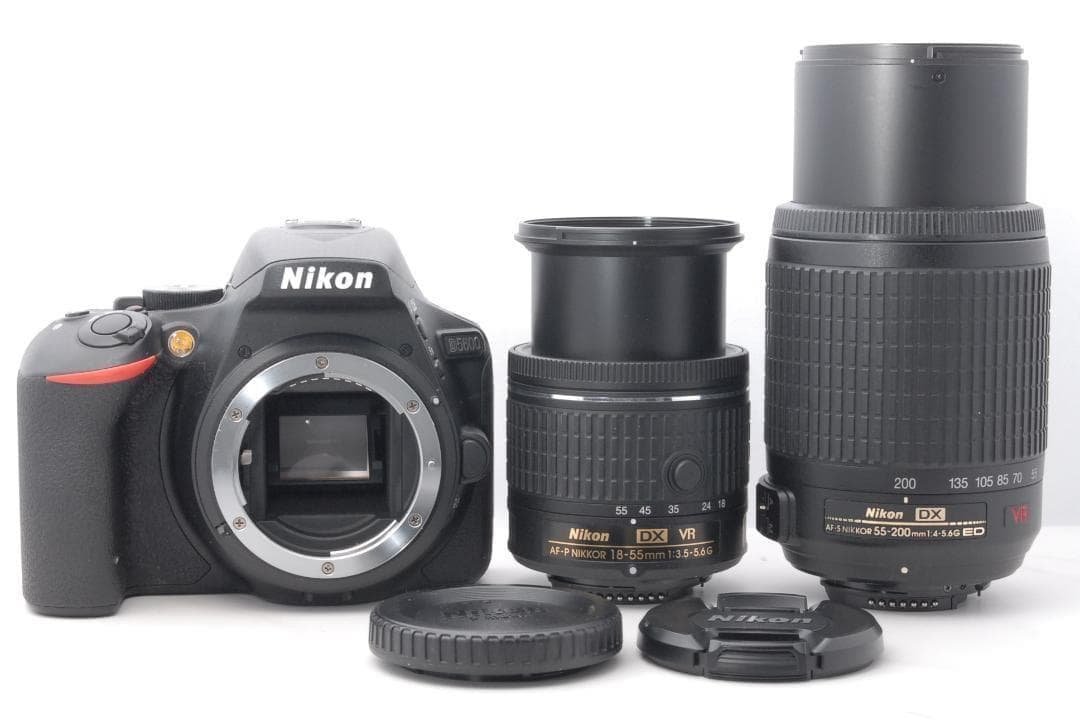 S数1443回 美品✨Nikon D5600 ダブルレンズ Bluetooth
