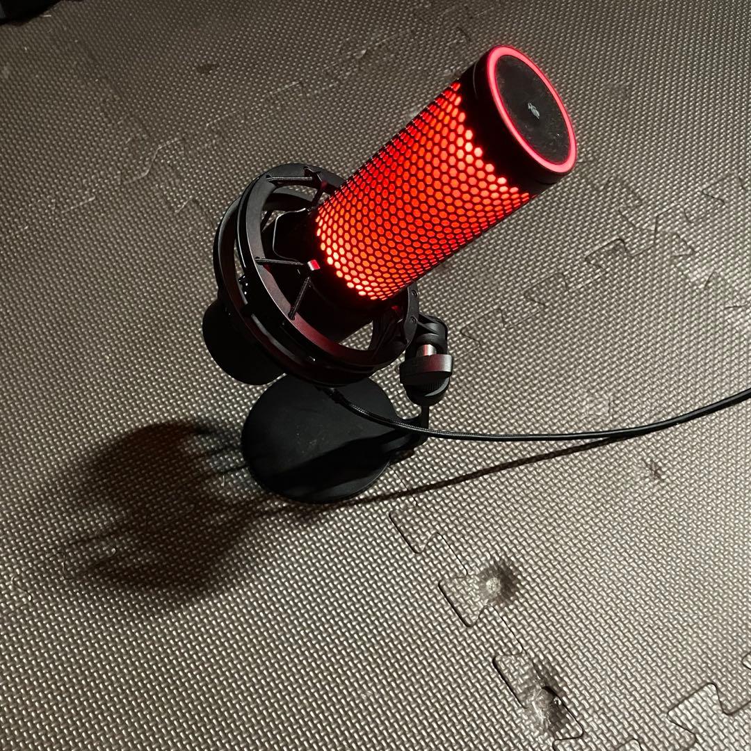 HyperX QuadCast 2 コンデンサーマイクUSBマイク ゲーマー向け
