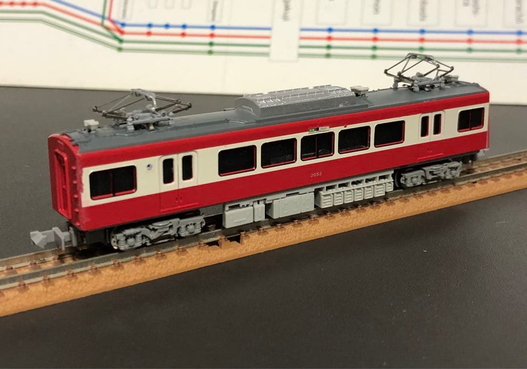 管理番号1635 京急2000形2扉車Nゲージ塗装キット素人組立品4両