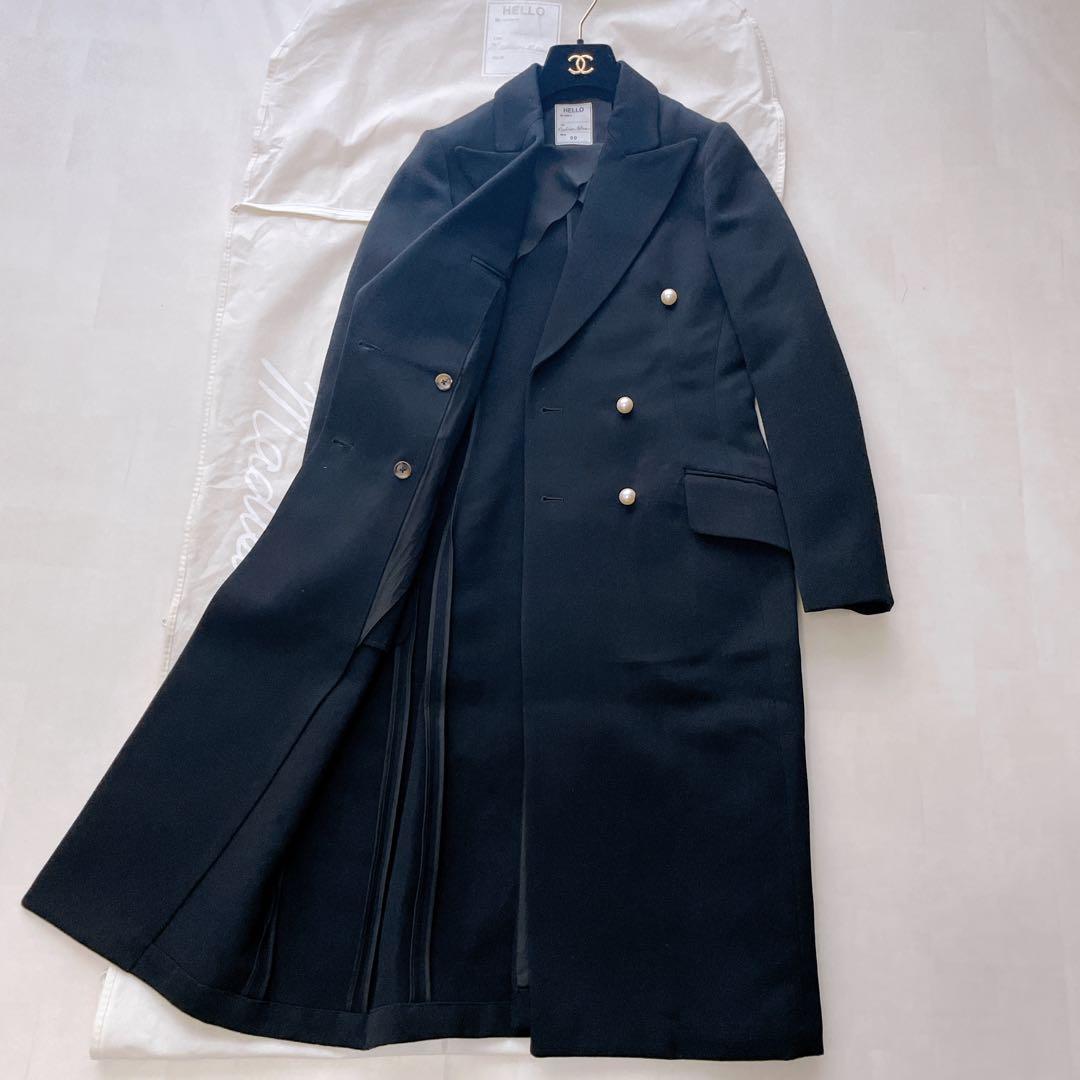 未使用品✨マディソンブルー パールボタン ダブルチェスターコート ブラック XS