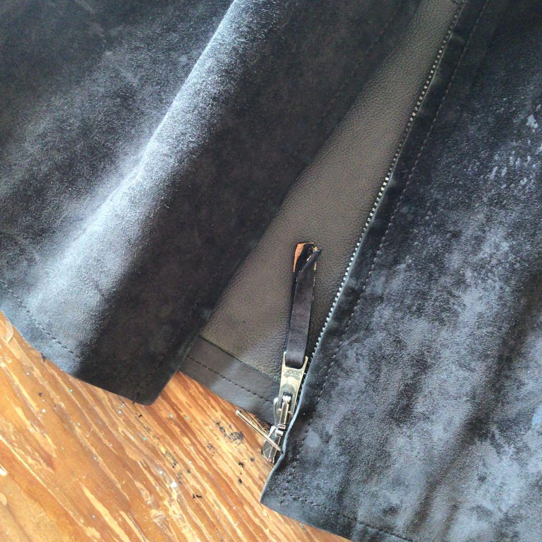 グッチGUCCI スウェード　シングルライダース　サイズ48