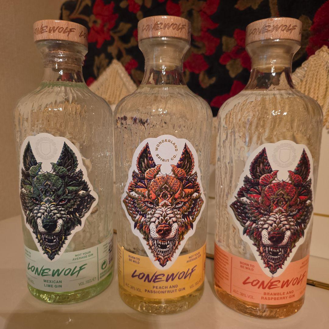 <新商品> [ 限定商品 ] LONEWOLF ジン 3本セット