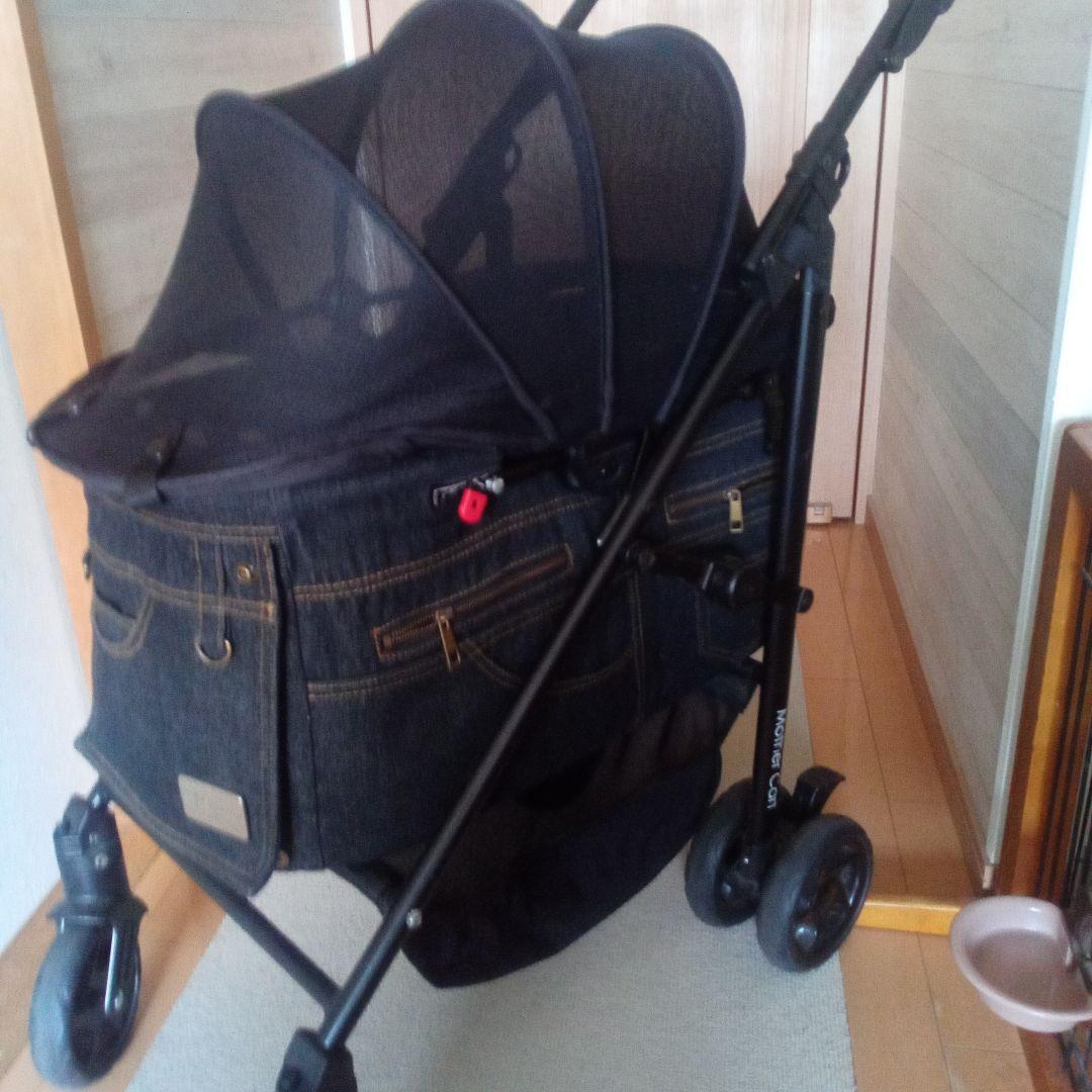 Mother Cat 　ラプレＬ　ペットカート ブラックデニム