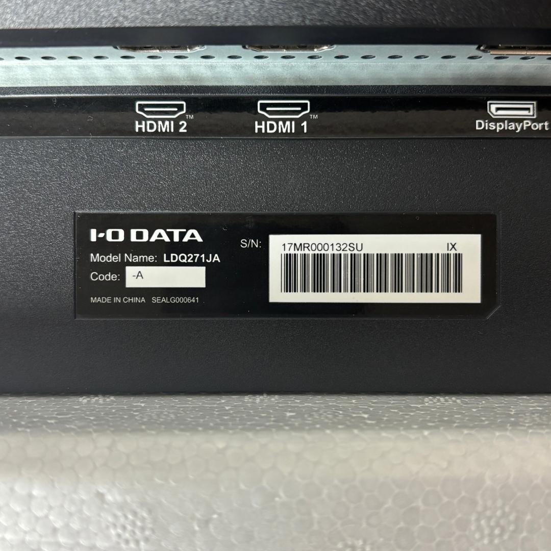 【極美品】LDQ271JA G-SYNC LQ27 WQHD ゲーミングモニター