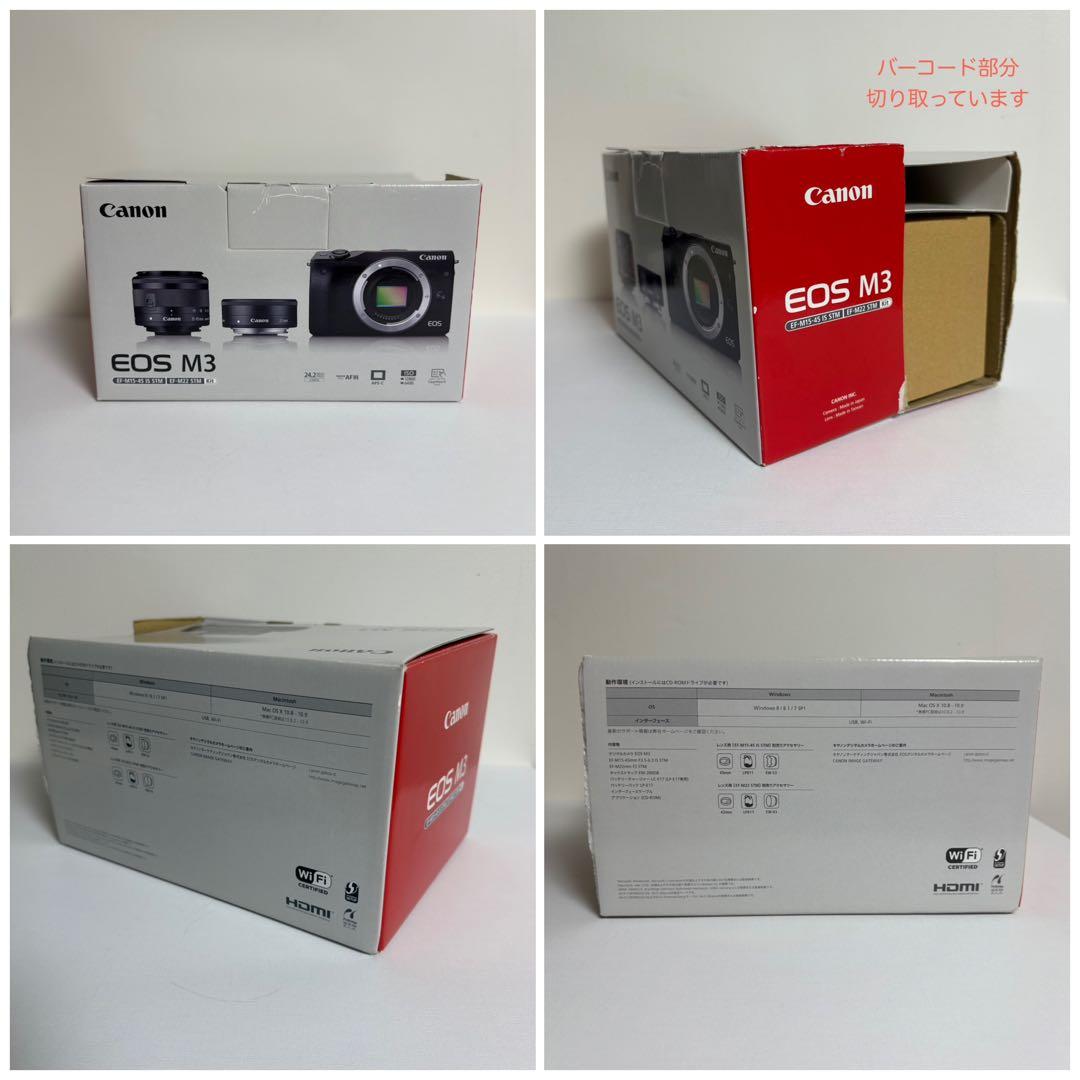 Canon キャノンEOS M3 ダブルレンズキット ミラーレス 一眼レフ
