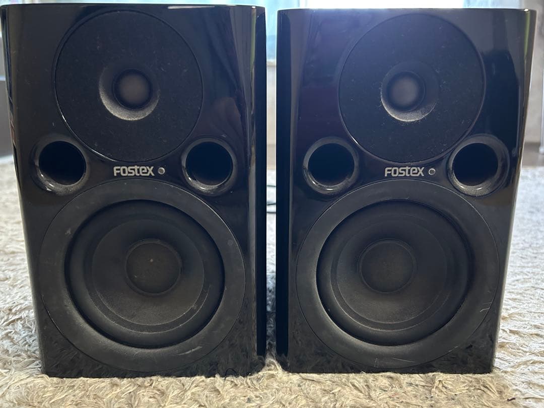 Fostex pm0.4nスタジオモニタースピーカー ブラック ペア