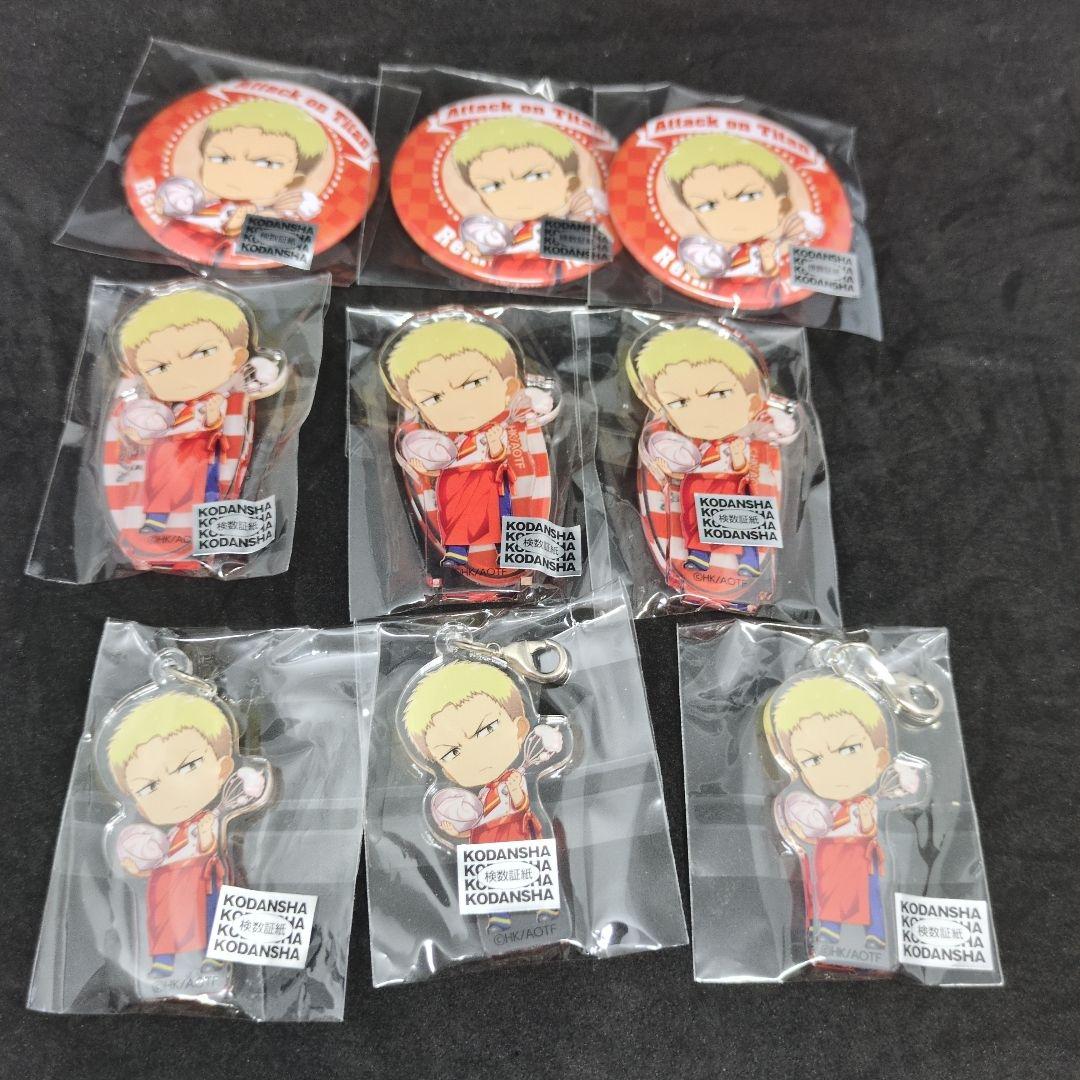 進撃の巨人　CHARAUM CAFE アクリルスタンド　ライナー　キャラウム