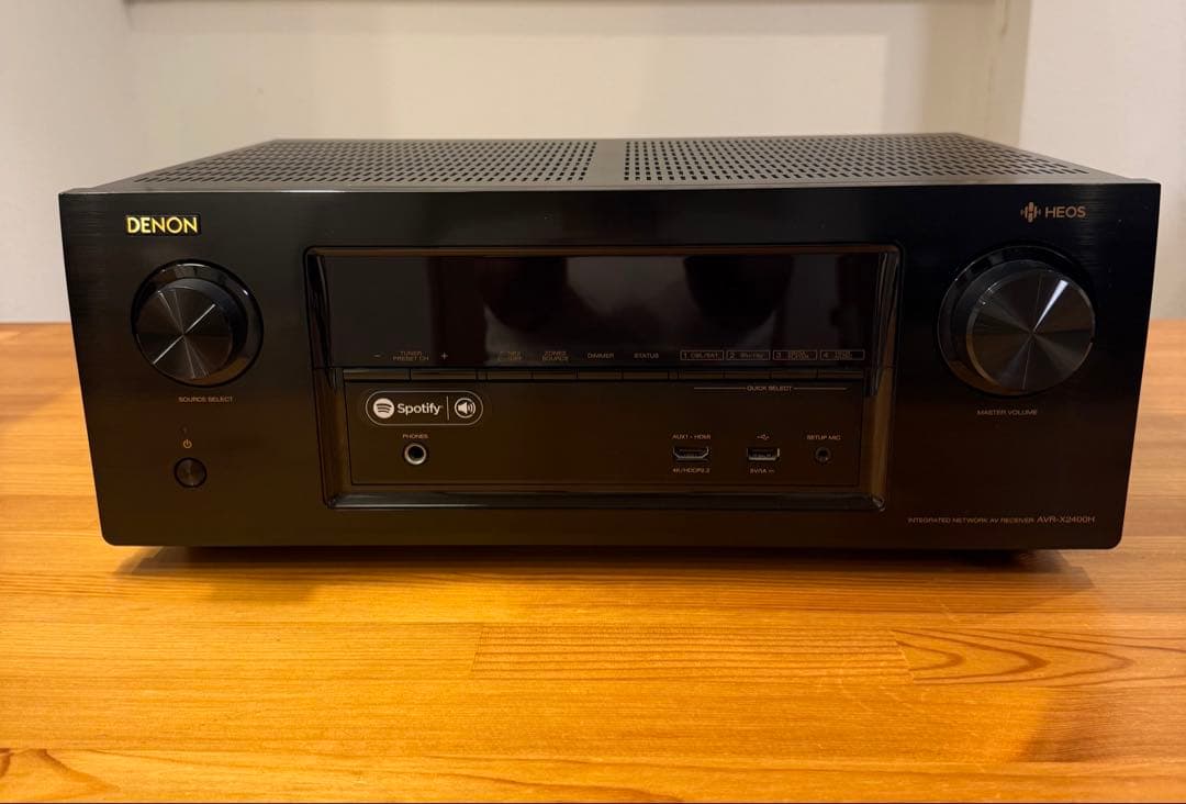 美品 DENON AVR-X2400H 7.2ch AVアンプ 映画 音楽 良音