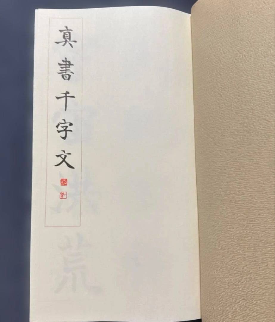 芳翠真草千字文 松濤社　松本芳翠