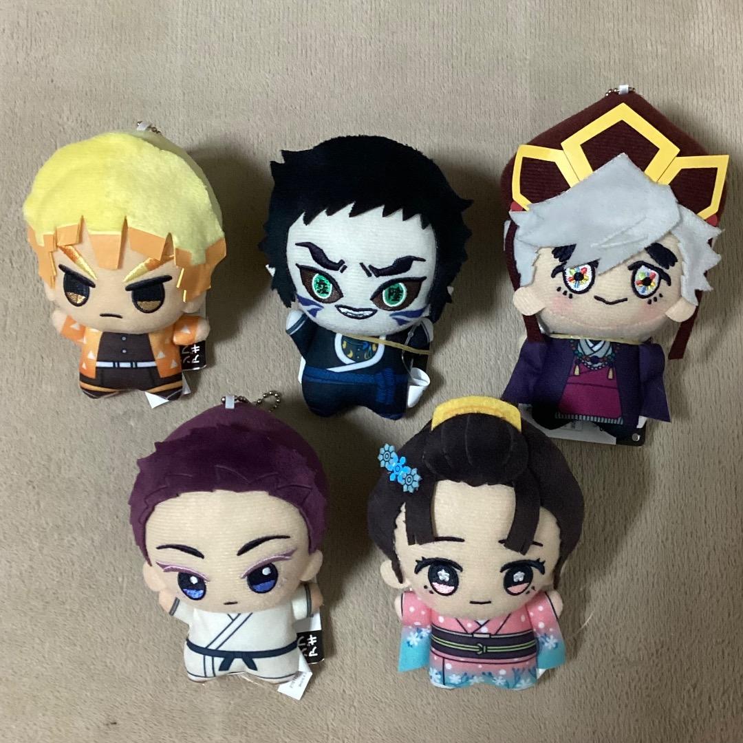 鬼滅の刃 ちびぐるみ ぬいぐるみ マスコット vol.6 コンプセット