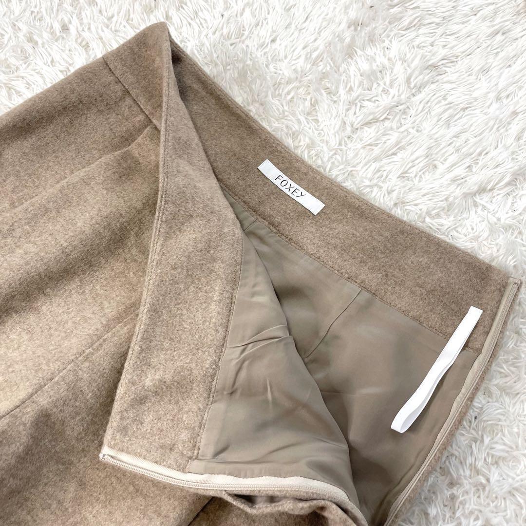 美品✨FOXEY 定価121.000円 カシミヤ ハーフパンツ キュロット 近年